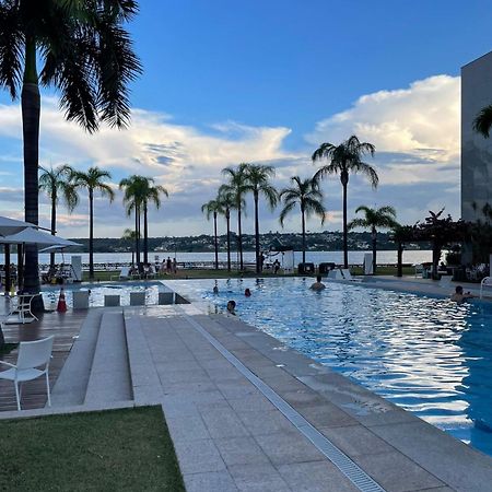Estiloso Flat Brisas Do Lago Com Terraco Brasília Buitenkant foto